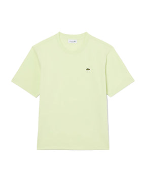 T-Shirt Donna Lacoste Basic Logo Verde Chiaro