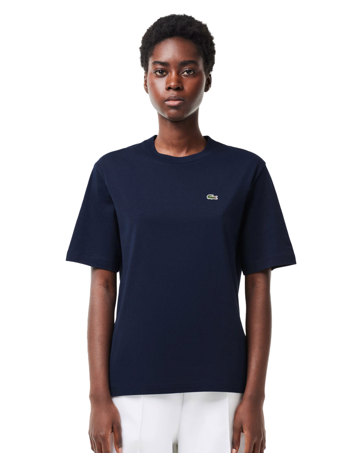 Woman's tee Lacoste Classic Logo Blue