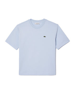 Woman's Tee Lacoste Classic Logo Light Blue