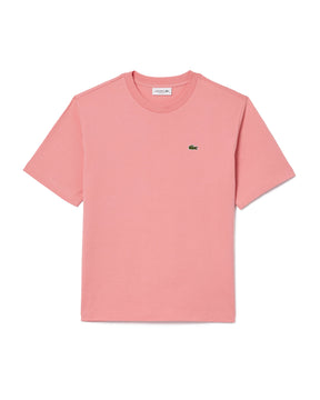 T-Shirt Donna Lacoste Classic Logo Rosa