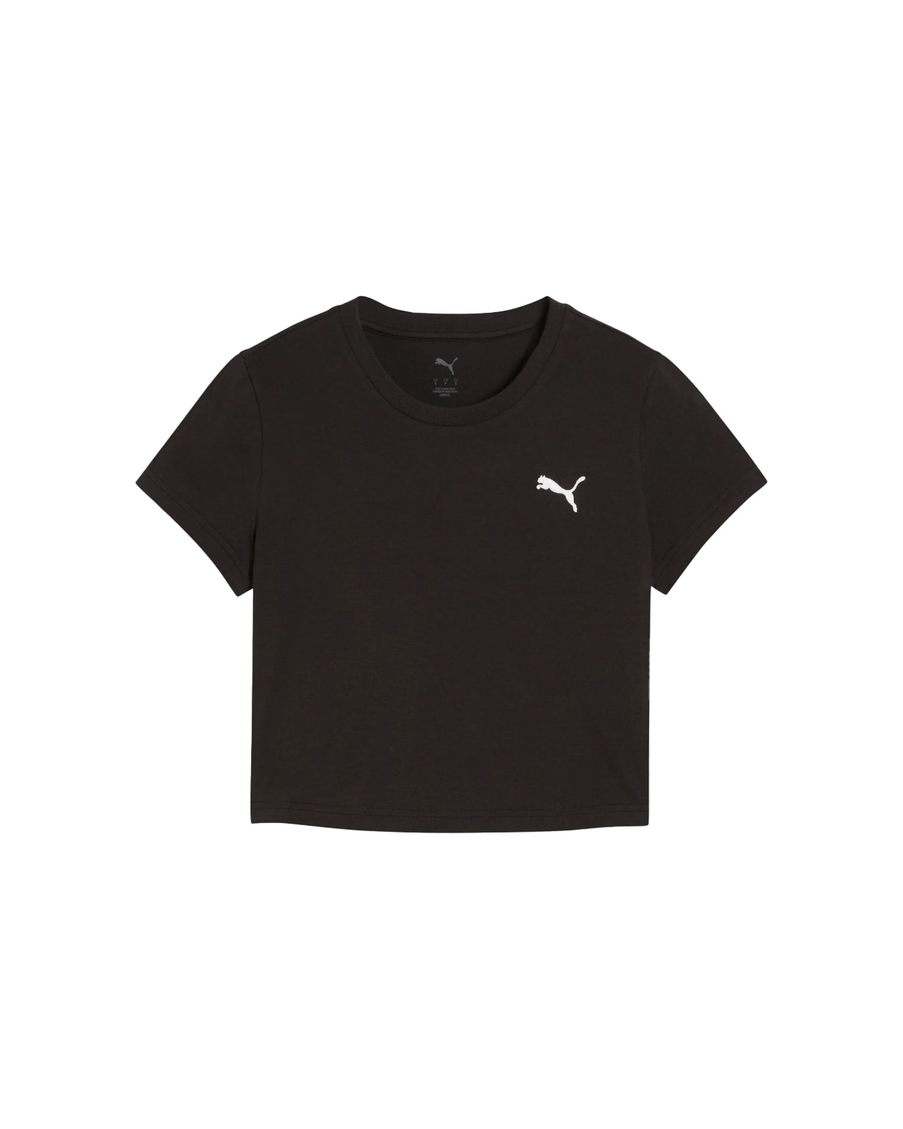 Woman's Puma Wardrobe Ess Baby Tee Black