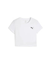 Woman's Puma Wardrobe Ess Baby Tee White