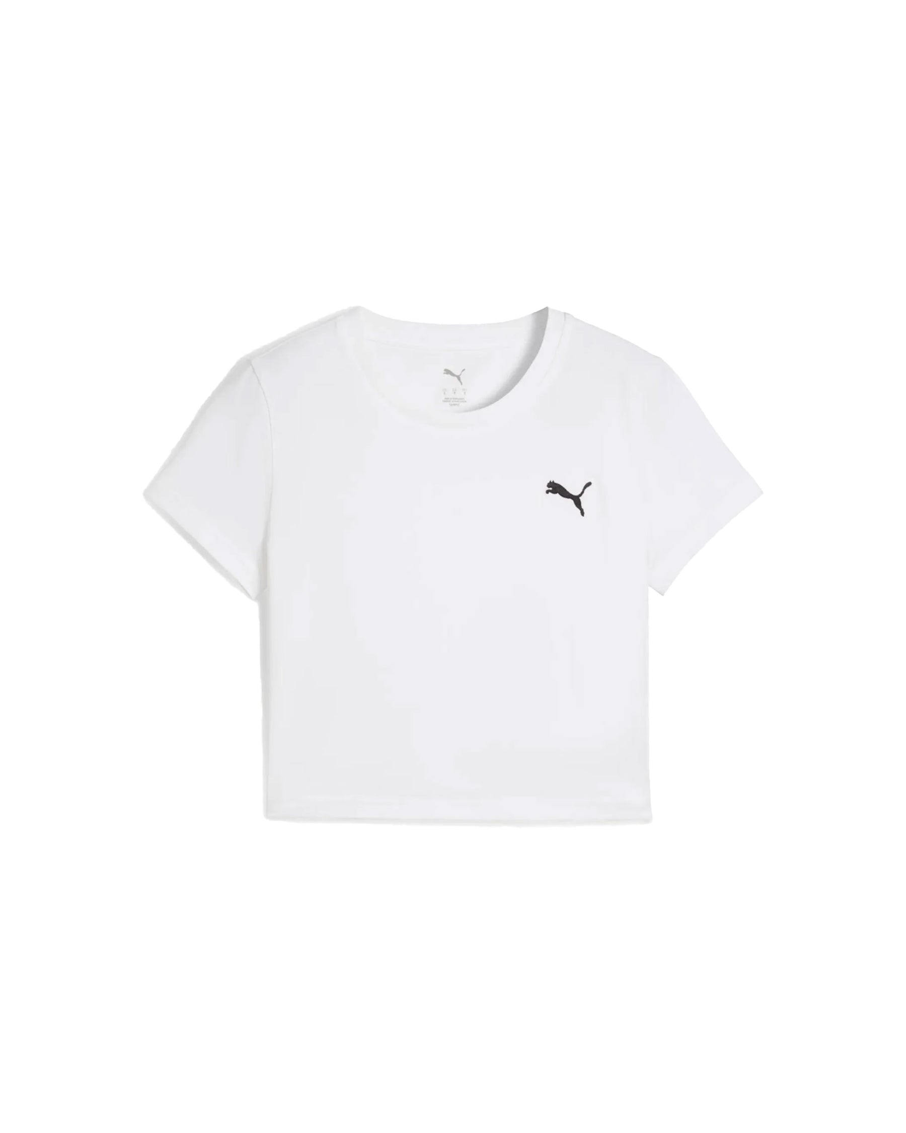 Woman's Puma Wardrobe Ess Baby Tee White