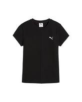 Woman's Puma Wardrobe Ess Ribbed Slim Tee Black