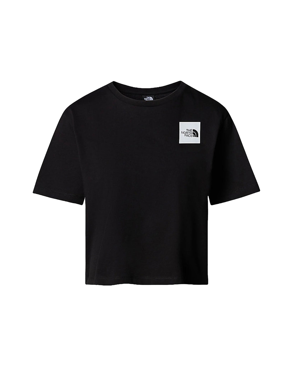 T-Shirt Donna The North Face Cropped Fine Nero