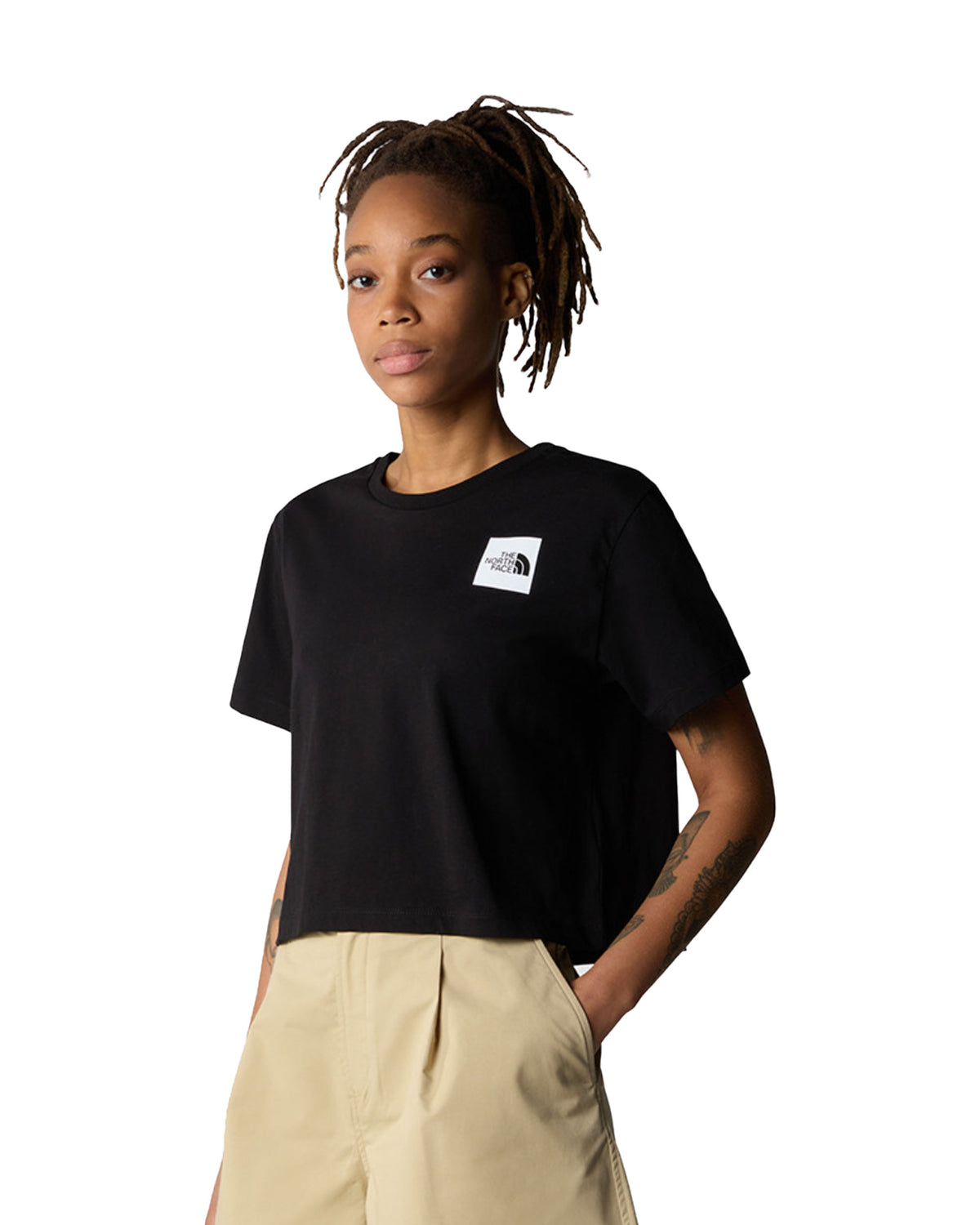 Woman's Tee The North Face Cropped Fine Black