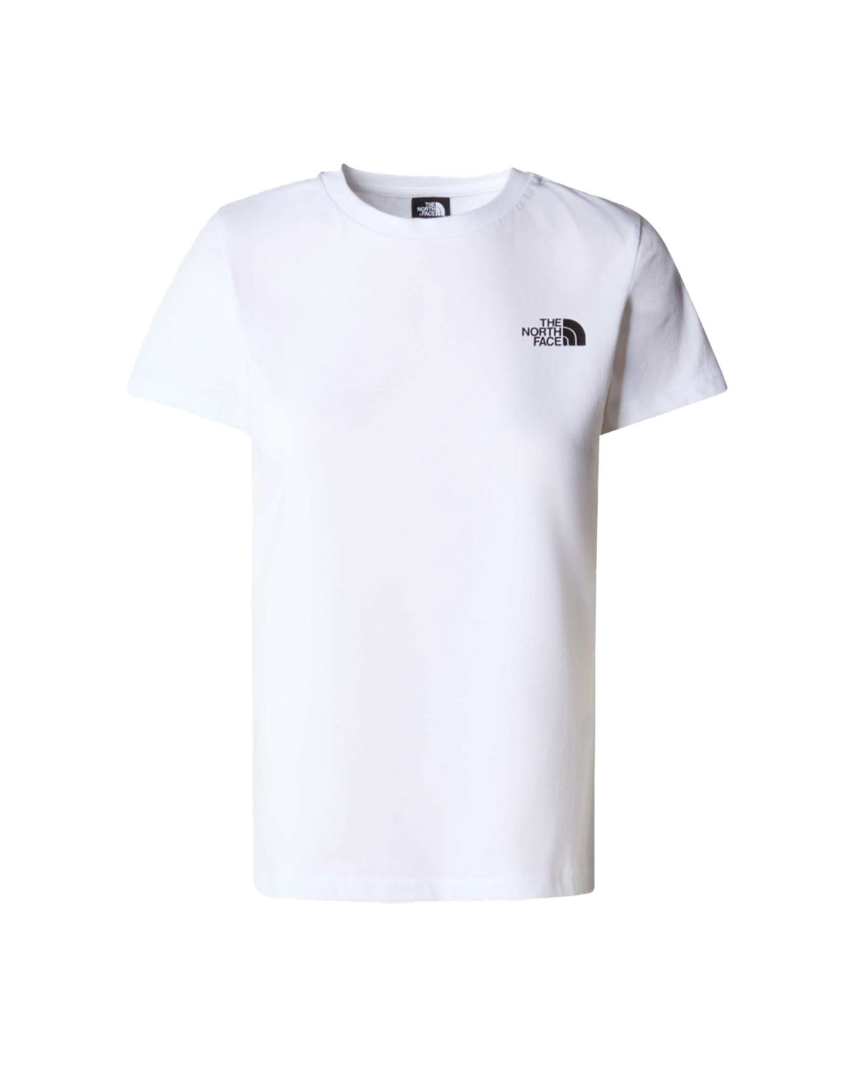 T-Shirt Donna The North Face Redbox Slim Bianco