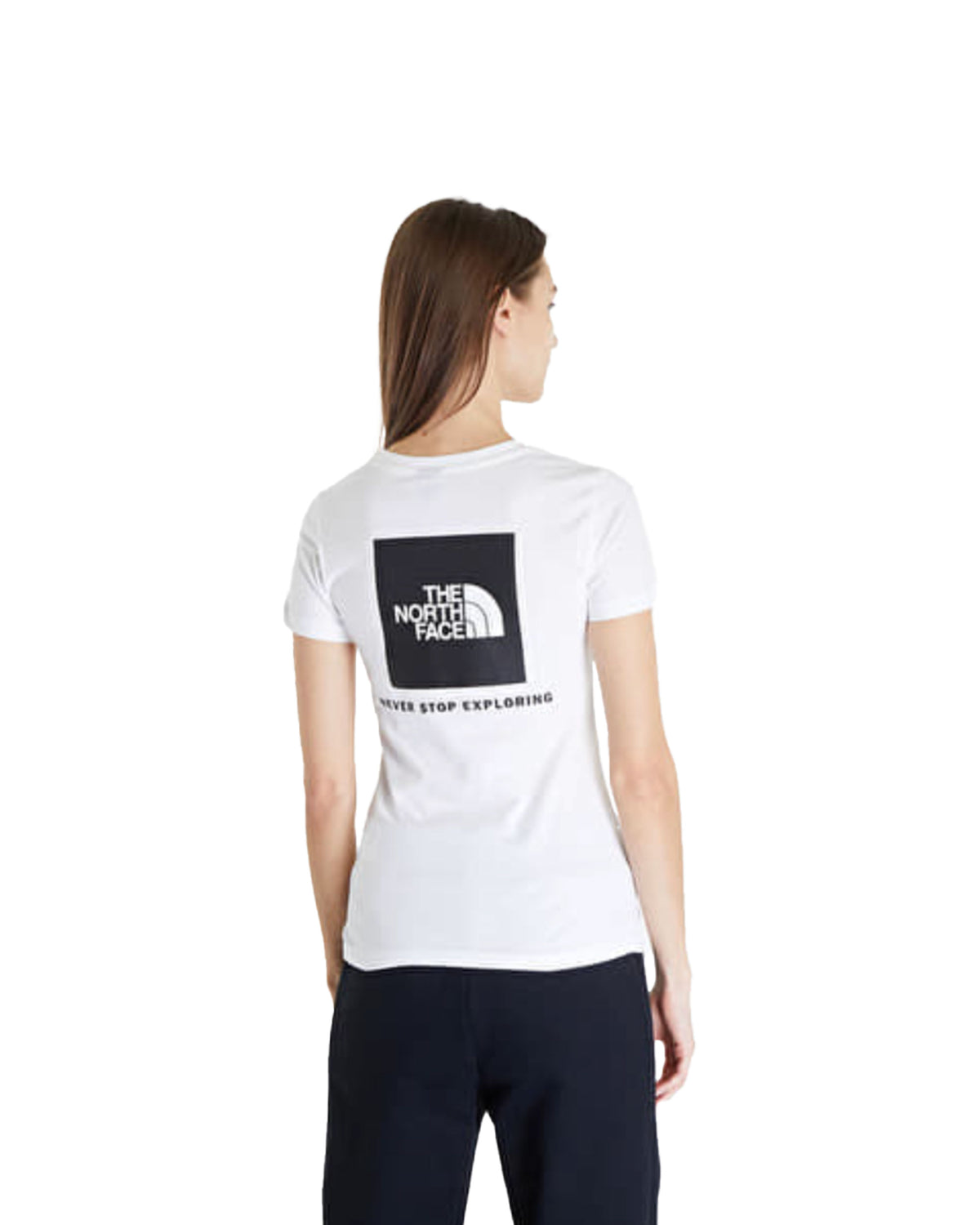 T-Shirt Donna The North Face Redbox Slim Bianco