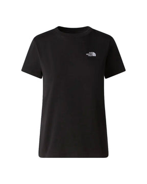 T-Shirt Donna The North Face Simple Logo Nero