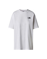 T-Shirt Donna The North Face W Ss Essential Oversize Tee Bianco