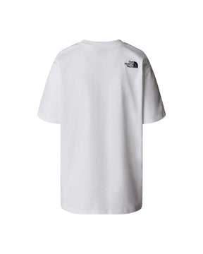 T-Shirt Donna The North Face W Ss Essential Oversize Tee Bianco