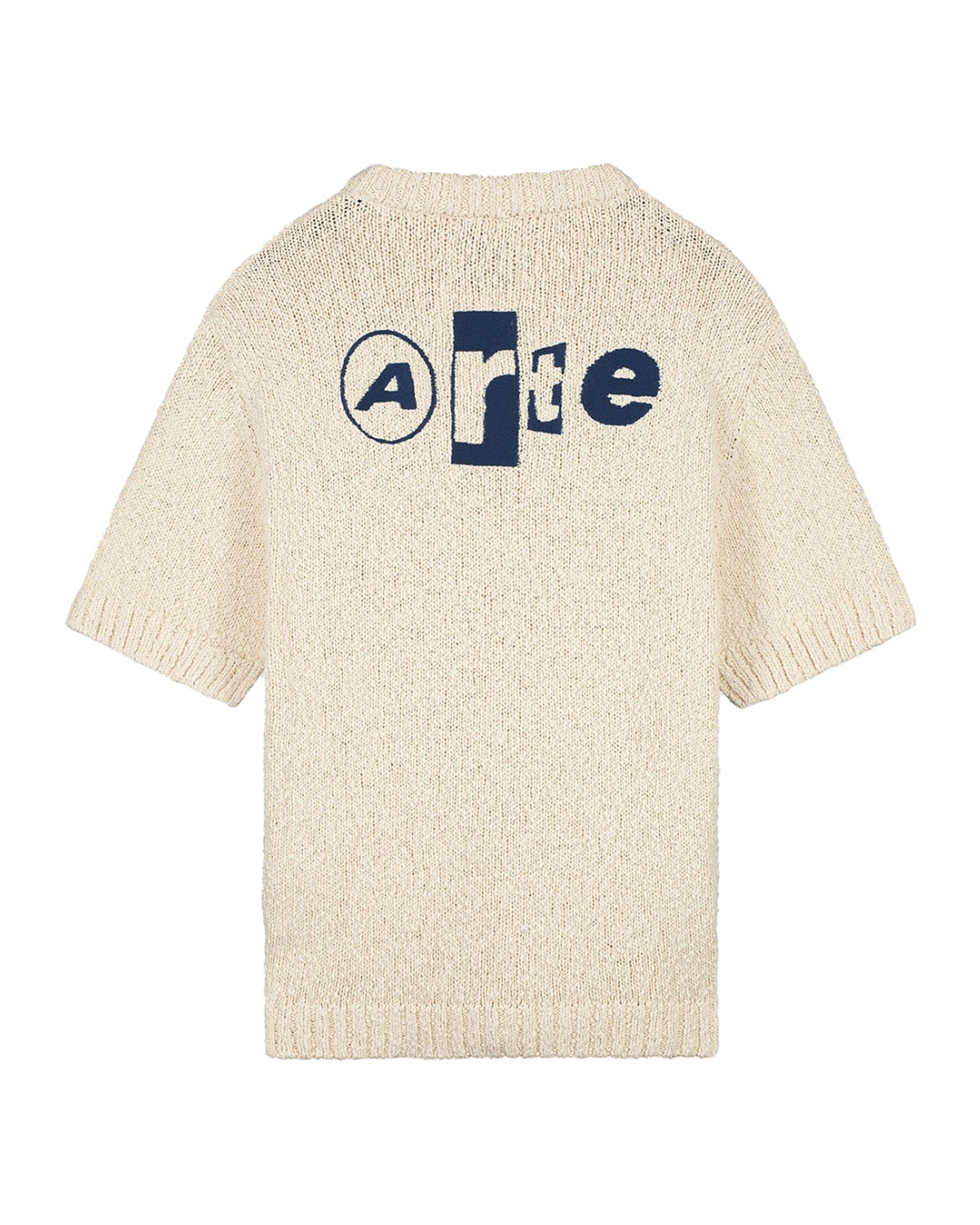 T-Shirt Knit Logo Crema