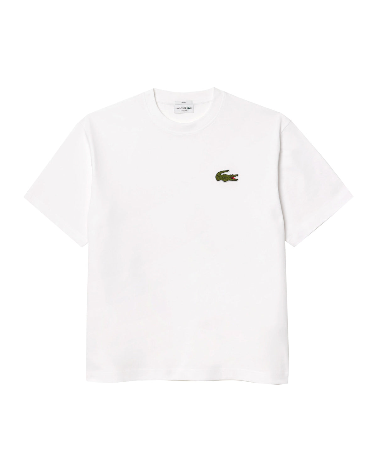 T-Shirt Lacoste Big Logo Bianco