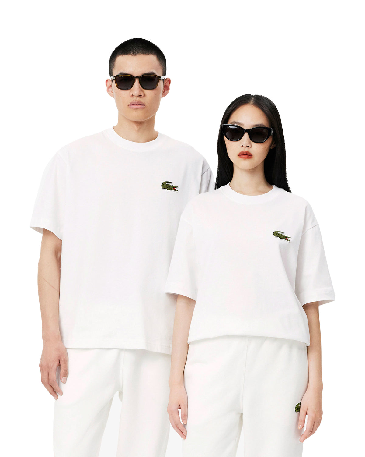 T-Shirt Lacoste Big Logo Bianco
