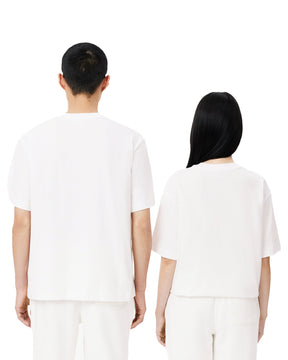 T-Shirt Lacoste Big Logo Bianco