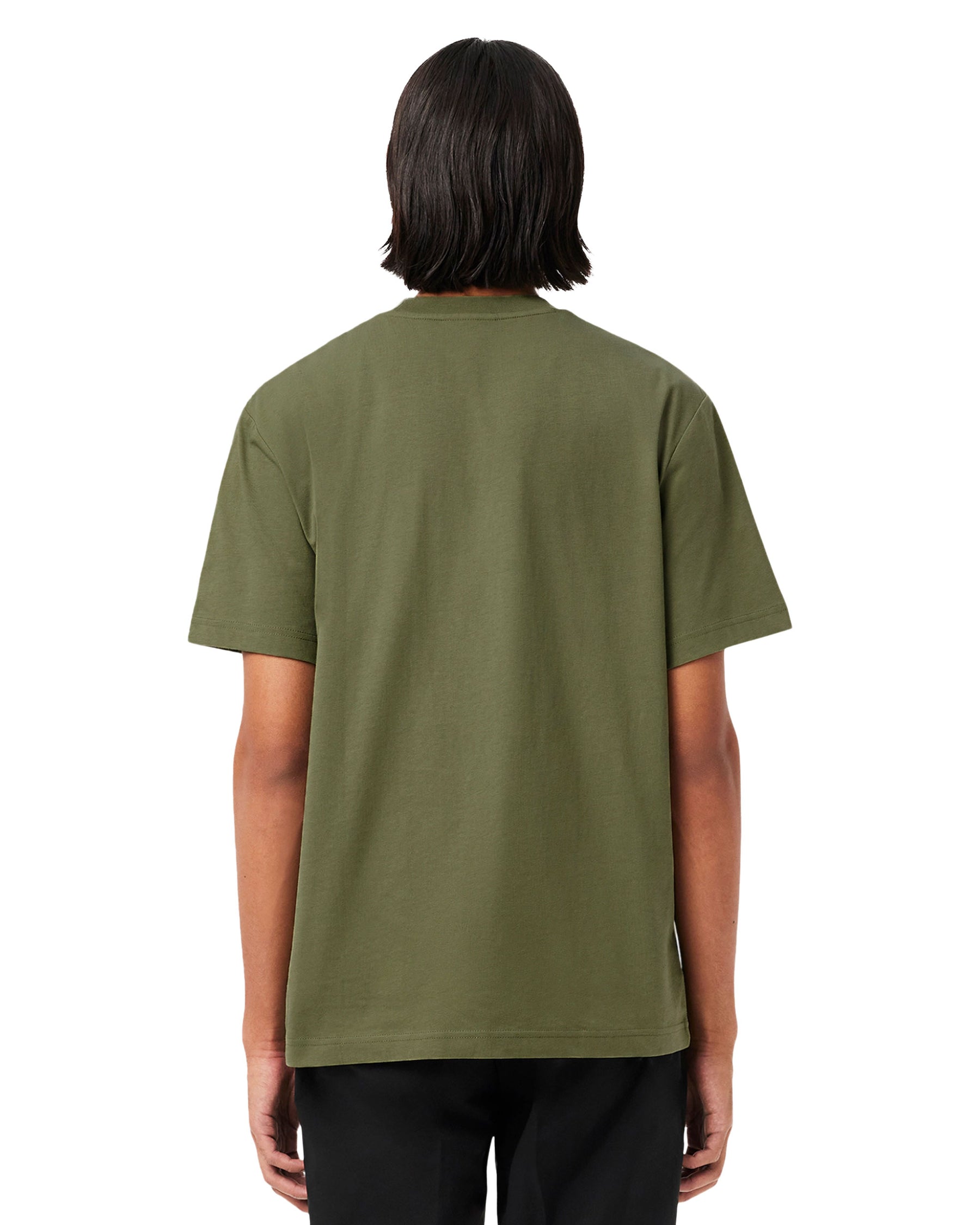 T-Shirt Lacoste Verde Militare