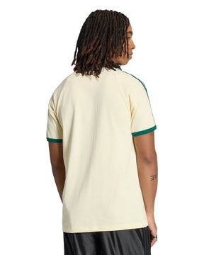 T-Shirt Uomo Adidas 3-Stripe Beige Verde