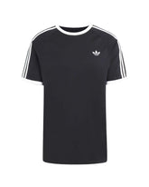 T-Shirt Uomo Adidas 3 Stripe Nero Bianco