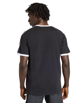 T-Shirt Uomo Adidas 3 Stripe Nero Bianco