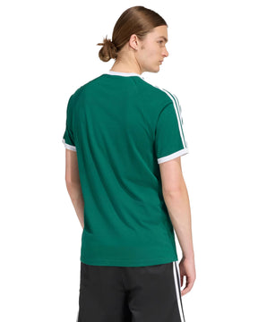 T-Shirt Uomo Adidas 3 Stripe Verde Bianco