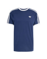 T-Shirt Uomo Adidas 3-Stripes Blu Bianco