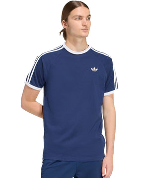T-Shirt Uomo Adidas 3-Stripes Blu Bianco