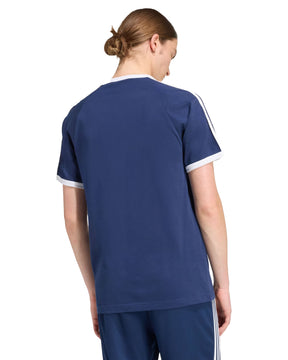 T-Shirt Uomo Adidas 3-Stripes Blu Bianco