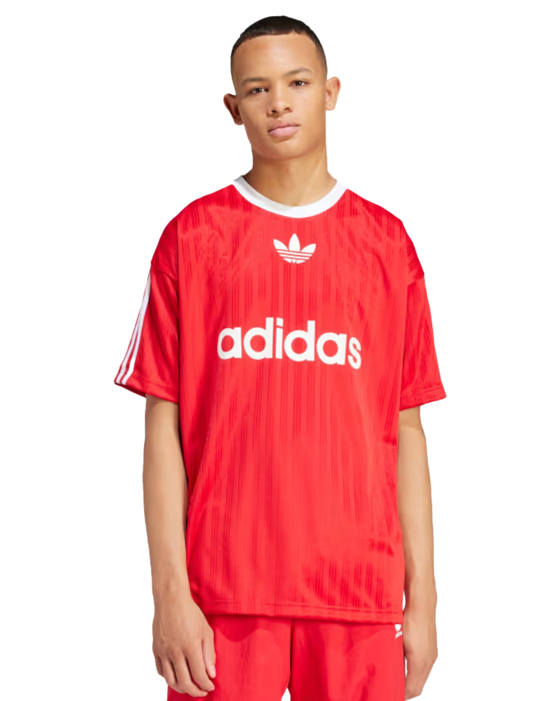 T-Shirt Uomo Adidas Adicolor Poly T Betsca/White