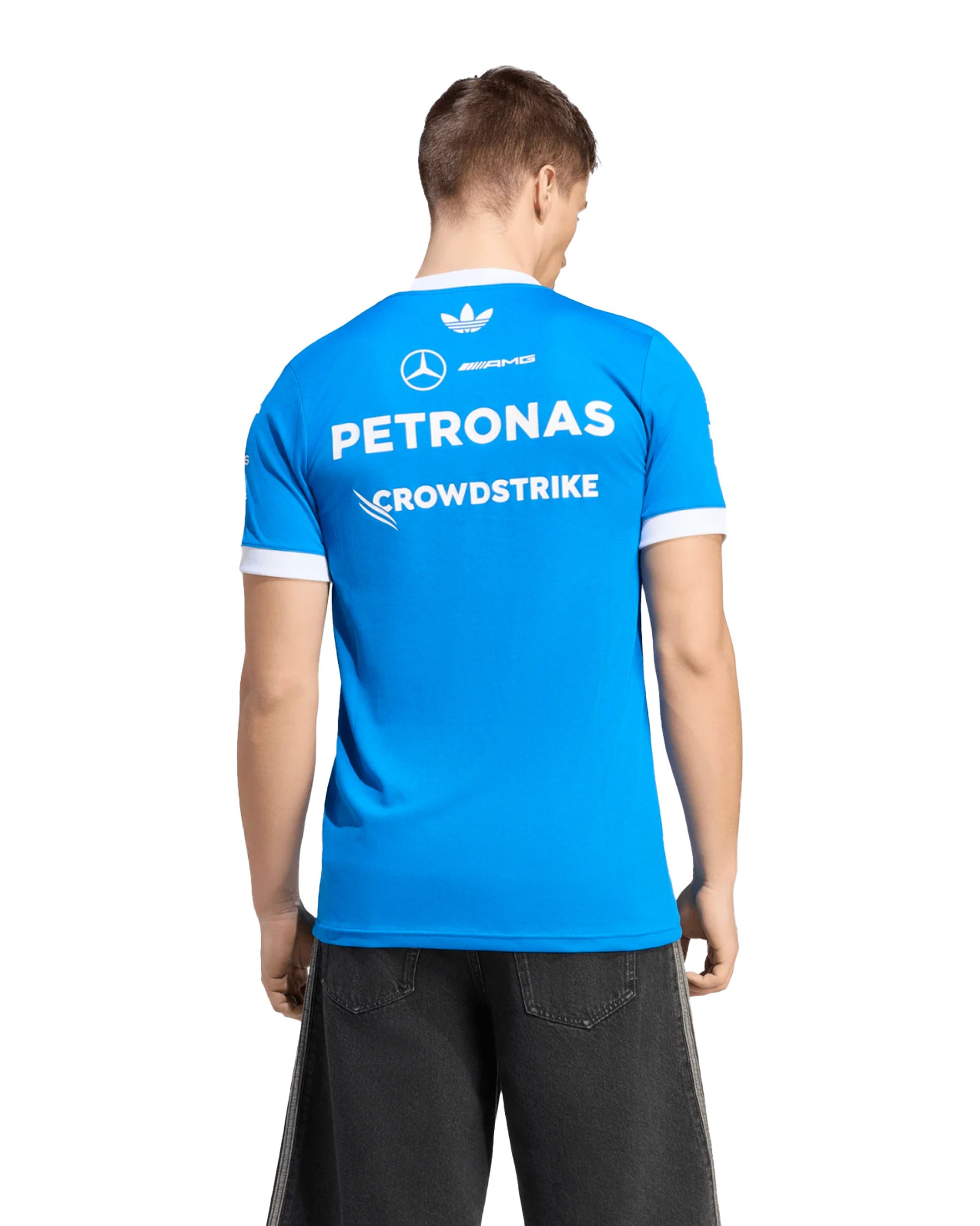 Adidas T-Shirt Mercedes-Amg Petronas Formula 1 Team Blue Wonder Driver Jersey