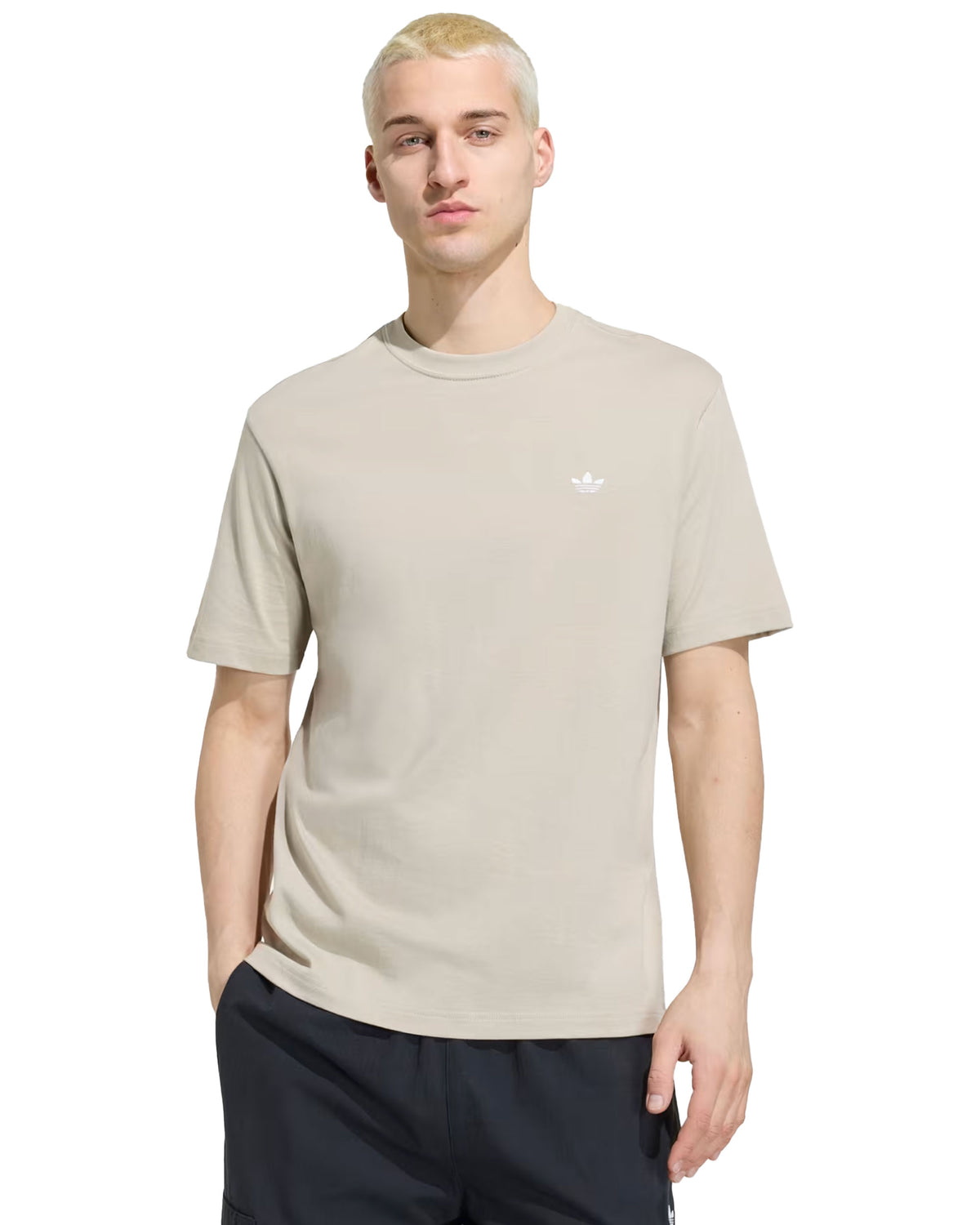 T-Shirt Uomo Adidas Trefoil Essential Beige