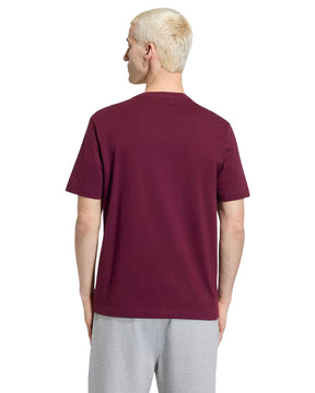 T-Shirt Uomo Adidas Trefoil Essentials Bordeaux
