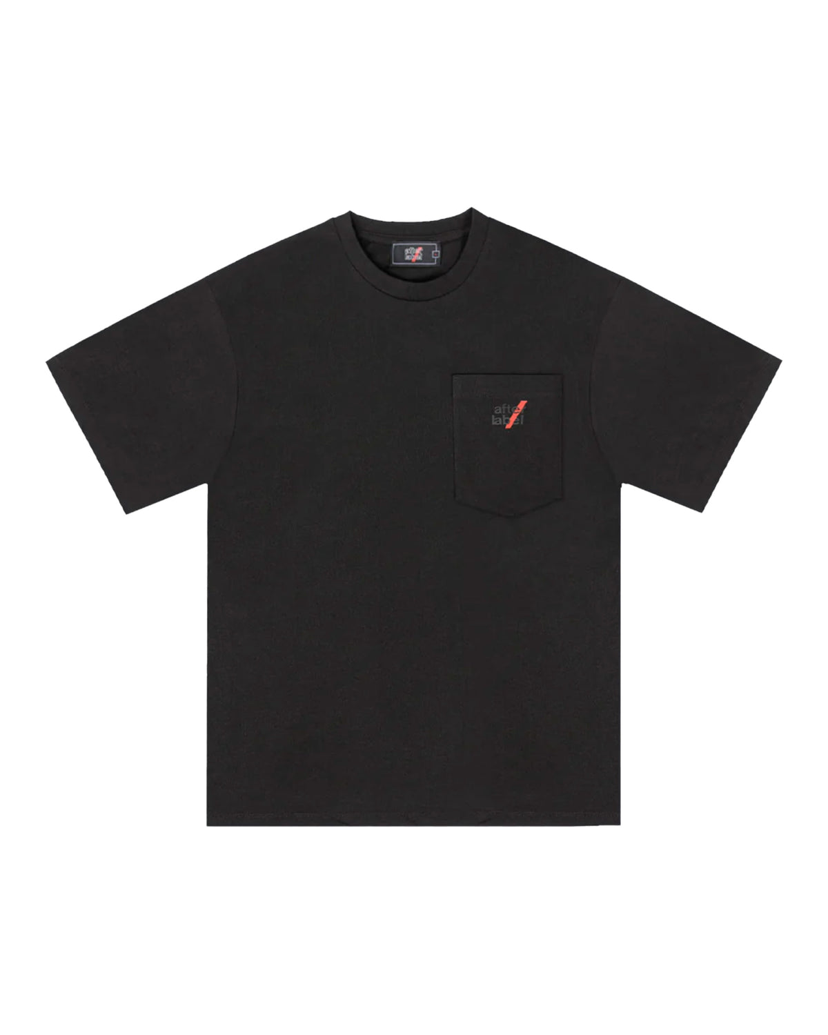 T-Shirt Uomo After Label Mysen Pocket Nero