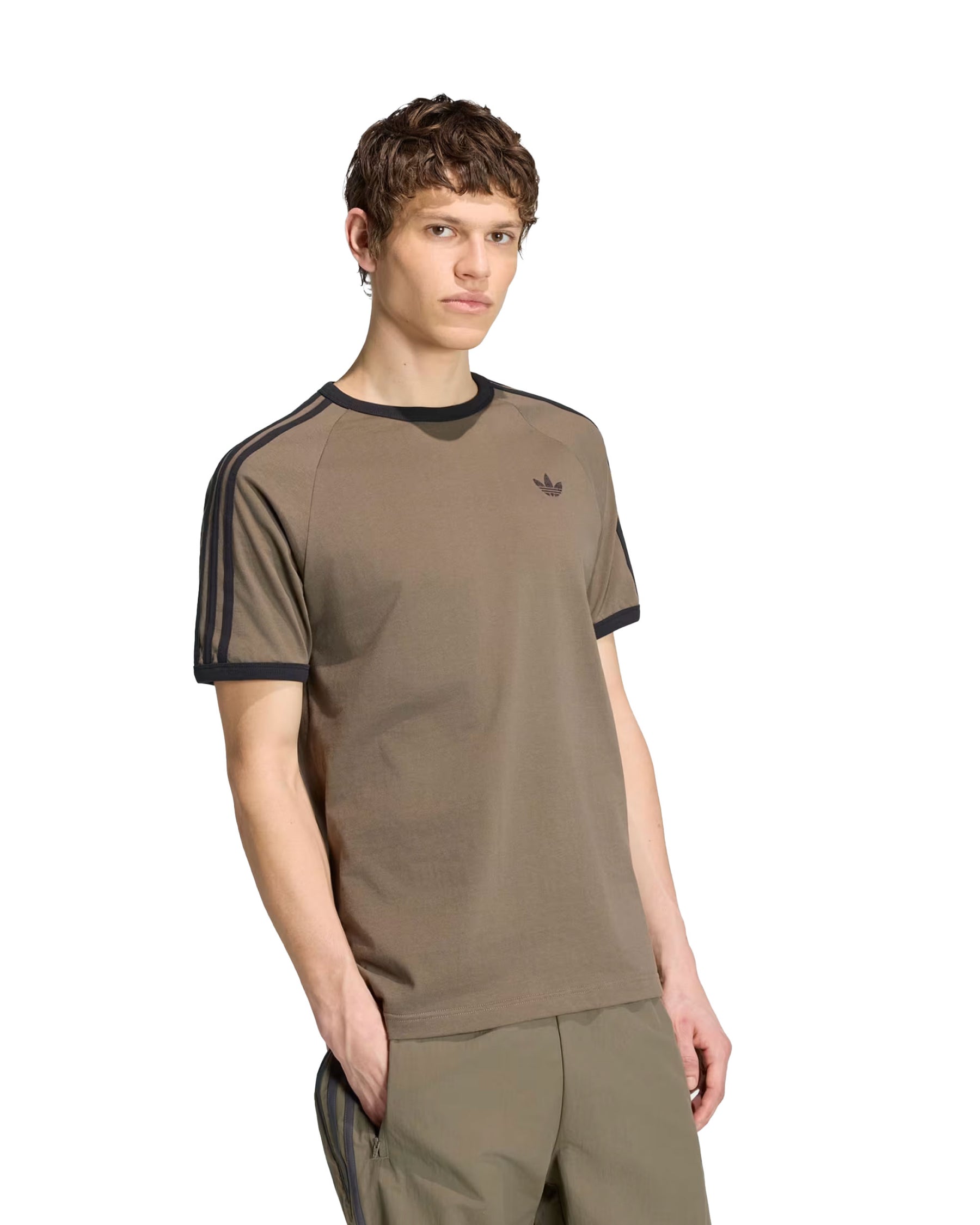 Aidas 3-Stripes Men's T-Shirt Dark Green