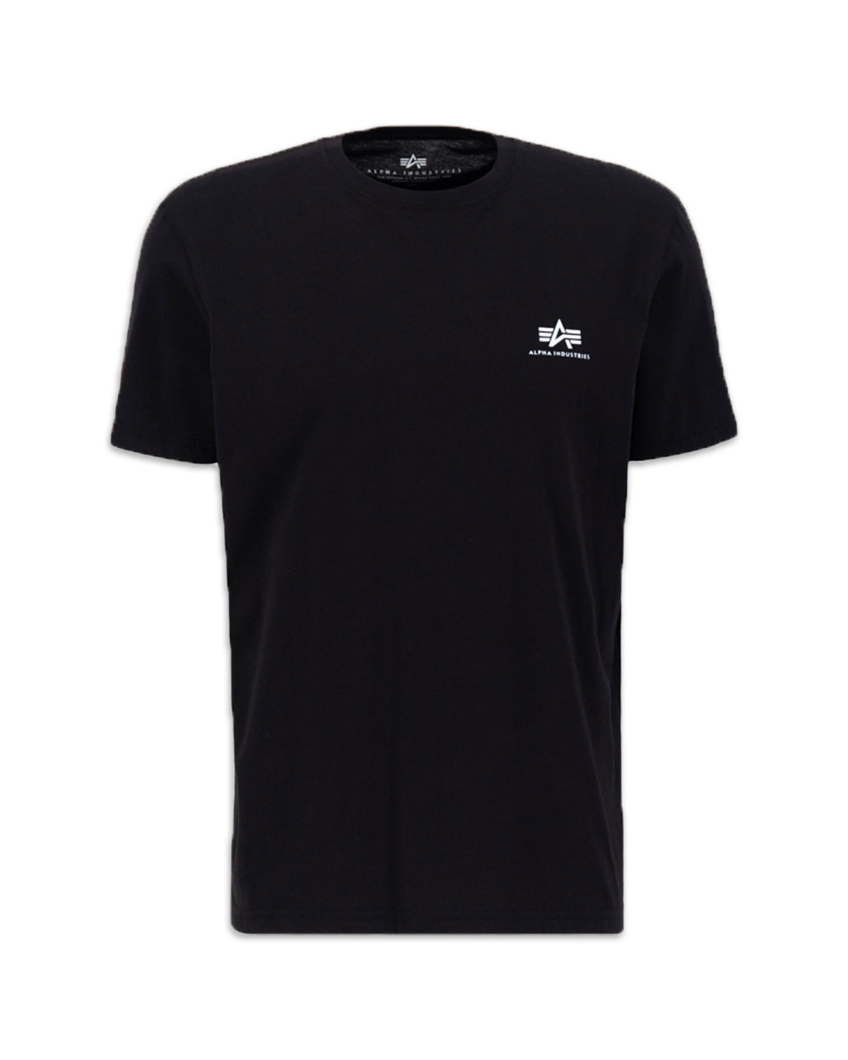 Man Tee Alpha Industries Backprint Black