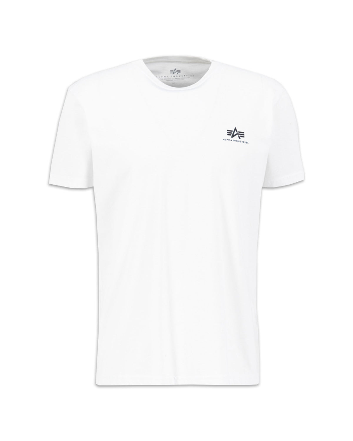 Man Tee Alpha Industries Backprint White