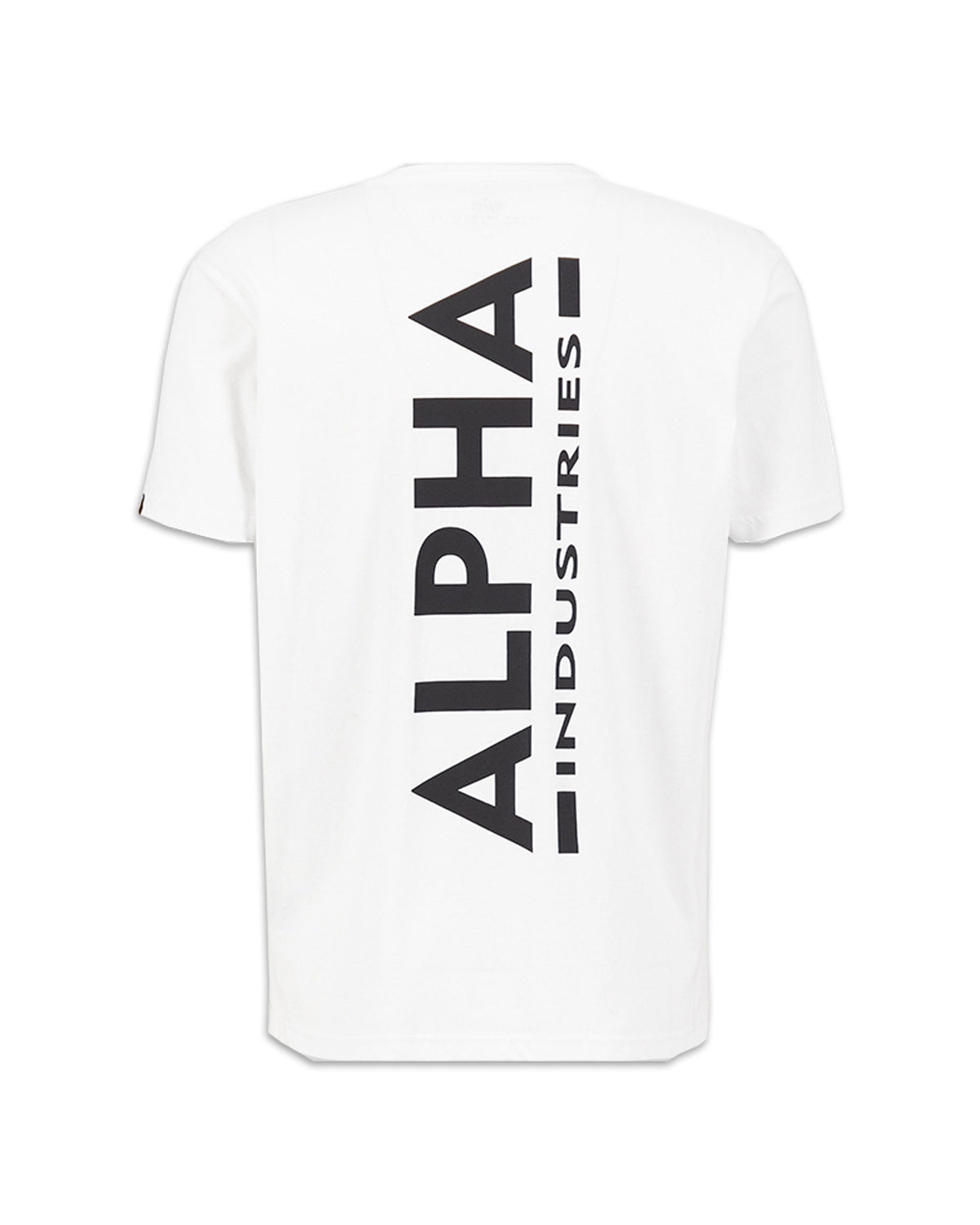 Man Tee Alpha Industries Backprint White
