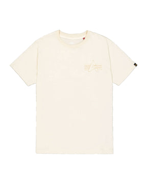 T-Shirt Uomo Alpha Industries Coach Tee Be Vintage White