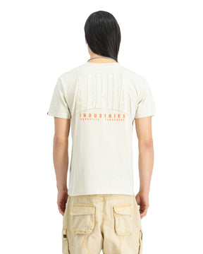T-Shirt Uomo Alpha Industries Coach Tee Be Vintage White
