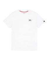 T-Shirt Uomo Alpha Industries Heritage Backprint Bianco