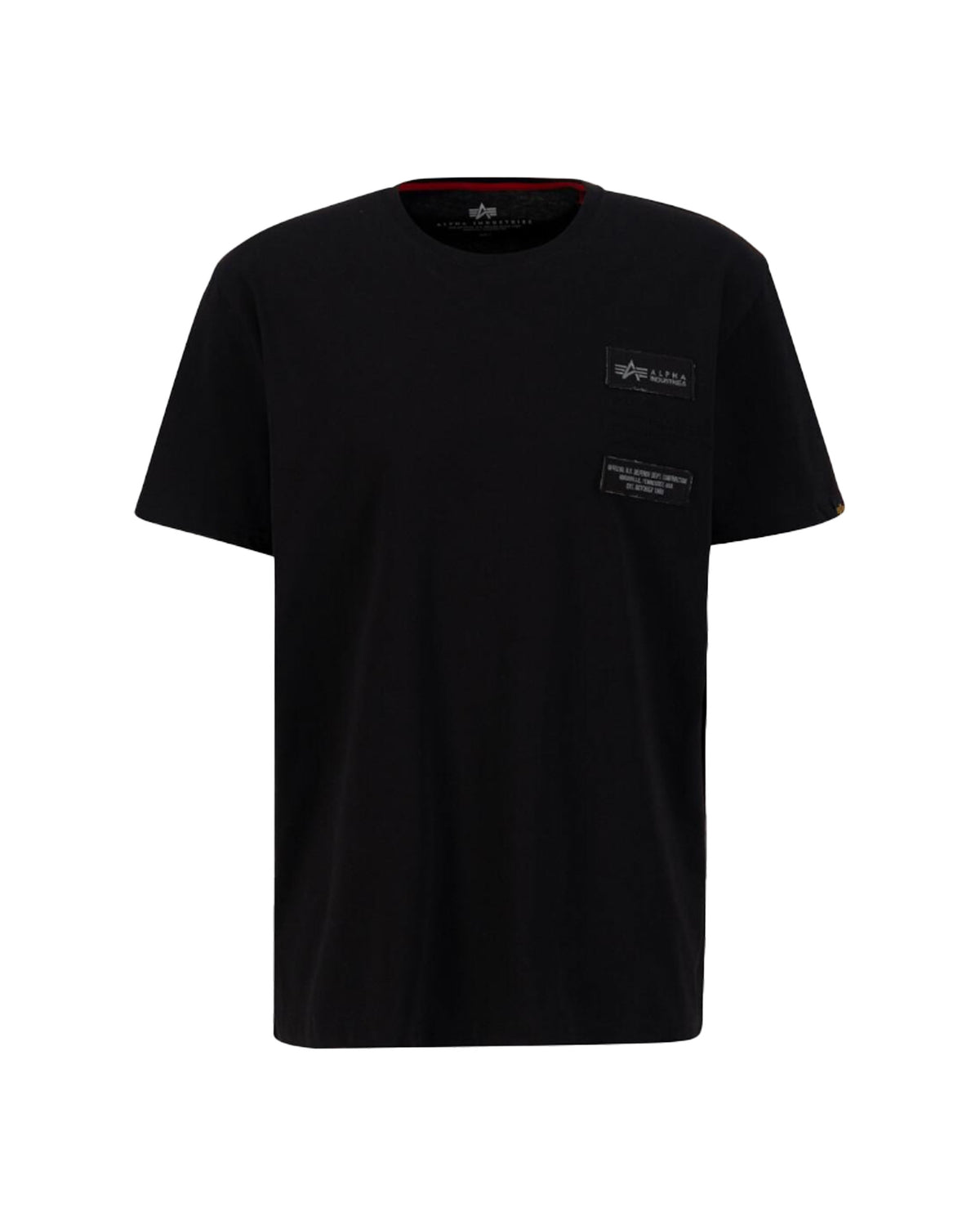 Man Tee Alpha Industries Patch T LF Black