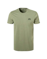 Man Tee Alpha Industries Small logo Olive