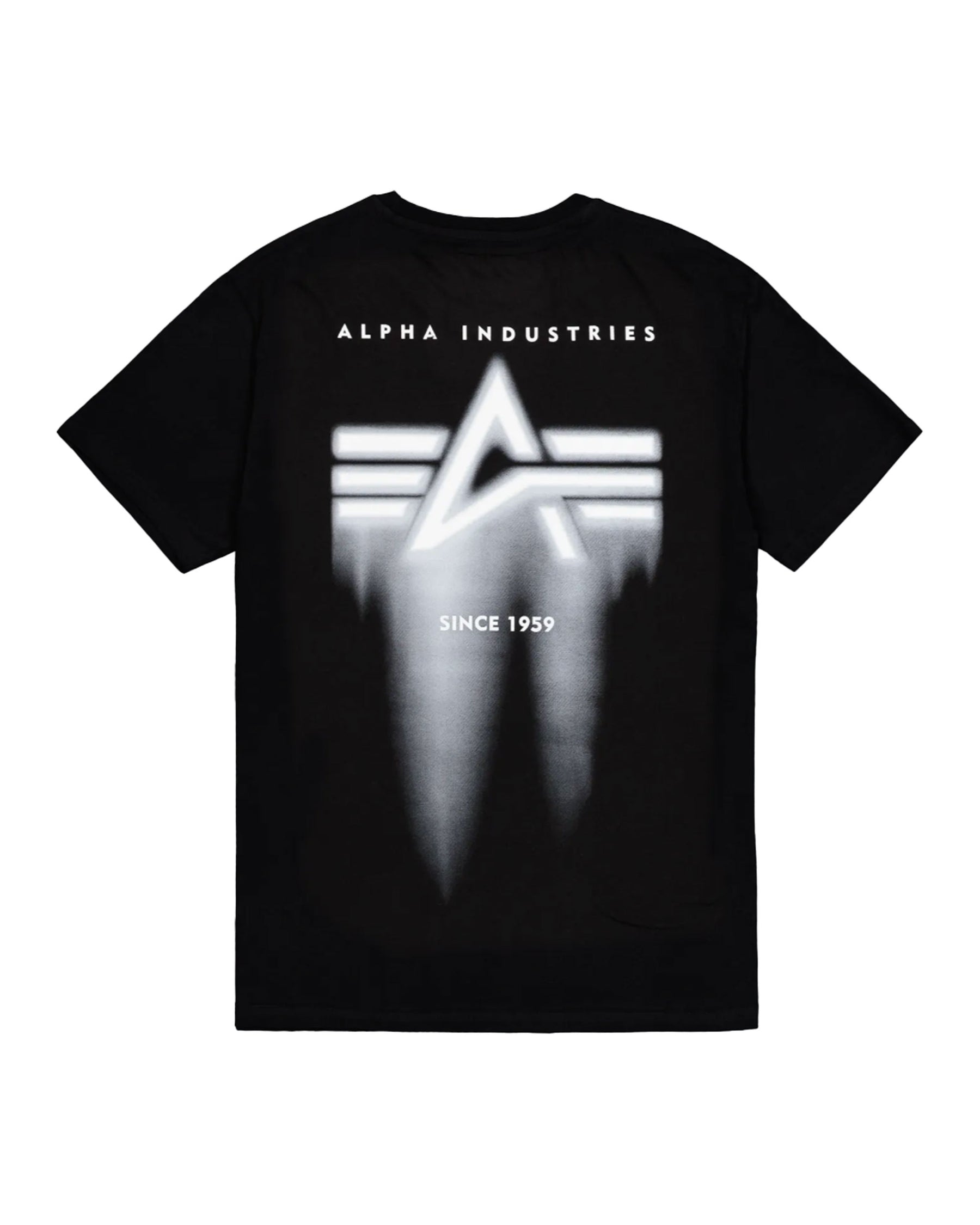 Alpha Industries Spray Print Men's T-Shirt Black