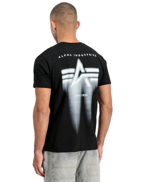 Alpha Industries Spray Print Men's T-Shirt Black