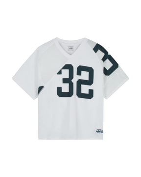 T-Shirt Uomo 32 Jersey Blu Bianco