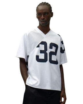T-Shirt Uomo 32 Jersey Blu Bianco