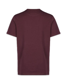 Man Tee Basic Logo Lyle And Scott Bordeaux
