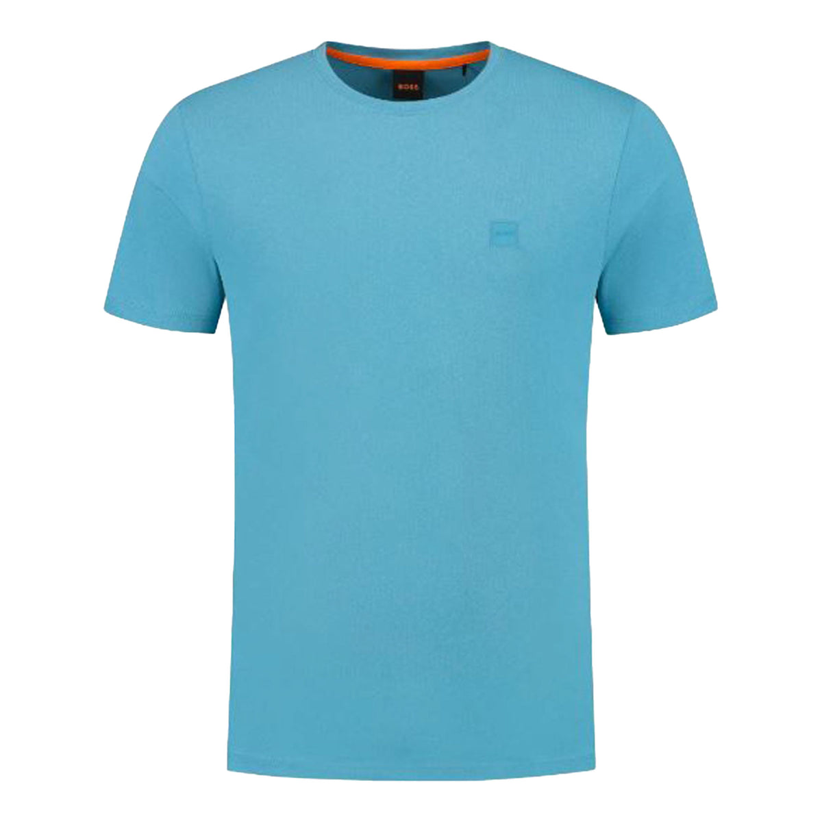 T-Shirt Uomo Boss Basic Logo Azzurro