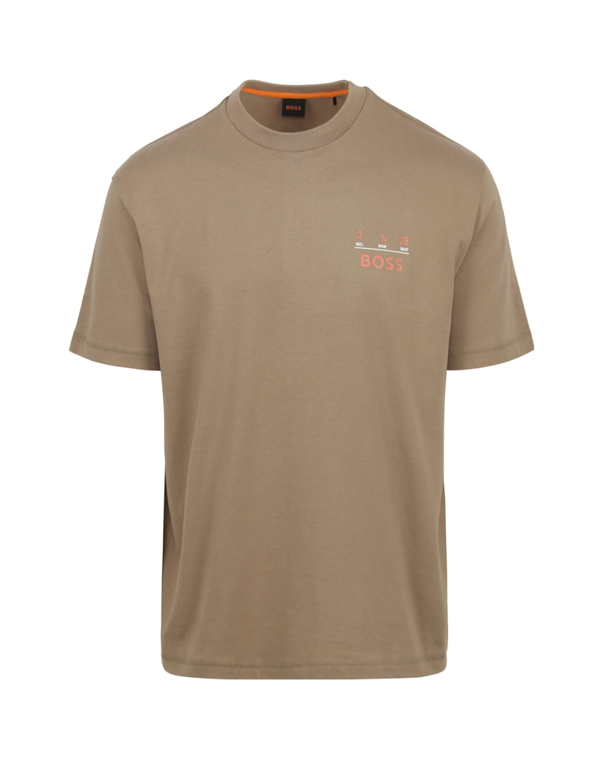 Man Tee Boss Te Records Open Brown