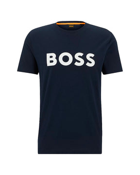 T-Shirt Uomo Boss Thinking 1 Blu