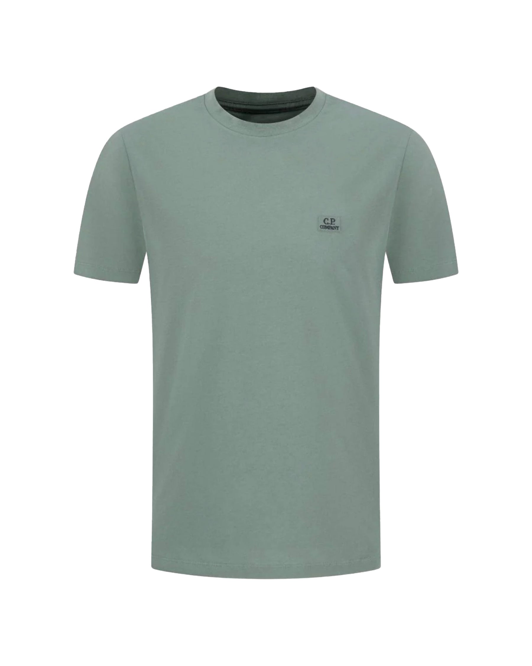 T-Shirt Uomo Basic Logo Verde